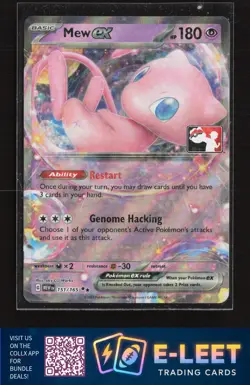Prize Pack Series Cards Mew ex #151/165 - Image 1