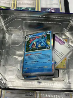 Pokemon League Battle Feraligatr Assorted Trading Cards Lot With Album - Image 3