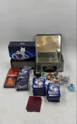 Pokemon Multicolor Mewtwo Arceus Charmander TCG Trading Cards Lot With Deck Case - Image 3