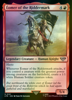 MTG Eomer of the Riddermark Foil ** The Lord of the Rings ** English (NM) - Image 1