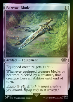 MTG Barrow-Blade Foil ** The Lord of the Rings ** English (NM) - Image 1