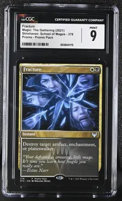 MTG Magic: The Gathering Fracture Strixhaven CGC 9 Promo TOP POP - Image 1