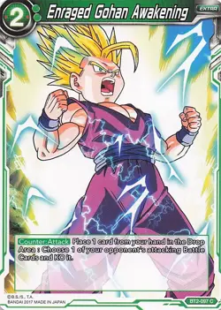 Dragon Ball Card Game: Enraged Gohan Awakening #BT2-097 - Image 1