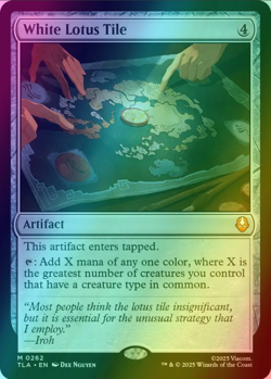 White Lotus Tile [Foil] - Avatar: The Last Airbender - Image 1