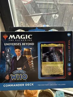 Magic The Gathering Universes Beyond: Doctor Who Masters Of Evil Commander Deck - Image 1