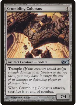 Crumbling Colossus 204 MTG NM - Magic 2012 (M12) - Image 1