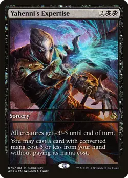 Yahenni's Expertise (Game Day) [Aether Revolt Promos] Magic MTG - Image 1