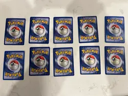40 Pokemon Card WOTC Common/Trainer Vintage Lot 1999 Base Jungle Fossil - Image 3