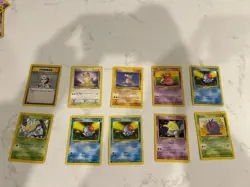 40 Pokemon Card WOTC Common/Trainer Vintage Lot 1999 Base Jungle Fossil - Image 4