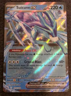 Suicune ex 010/034 Pokemon TCG CLB Classic Card Collection Holo Promo NM - Image 1