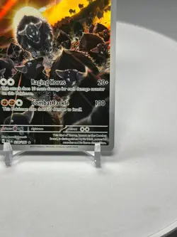 Pokemon Paldean Tauros Holographic Illustration Rare Card 218/193 Full Art NM - Image 5