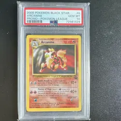 PSA 10: Pokemon Arcanine SVP011 SVP Black Star Promos Cosmos Holo Rare Promo - Image 1