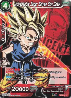 Dragon Ball Card Game: Unbreakable Super Saiyan Son Goku #SD2-03 - Image 1