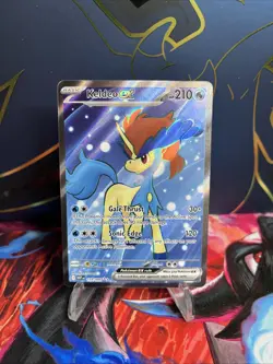 Pokemon TCG White Flare Keldeo Ex Ultra Rare Full Art #159/086 - Image 1