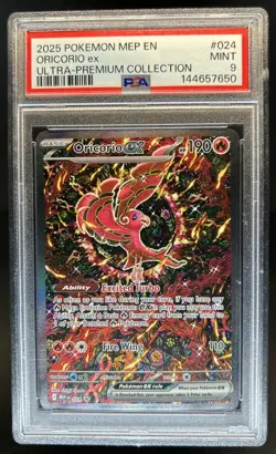 2025 Pokemon MEP Black Star Promos Oricorio ex #024 PSA 9 - Image 1