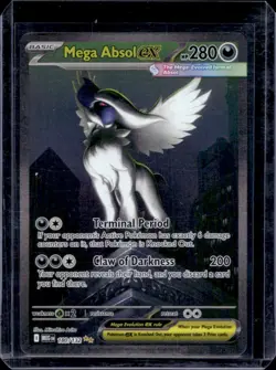 2025 Pokemon Mega Evolution Absol ex Special Illustration Rare #180/132 - Image 1