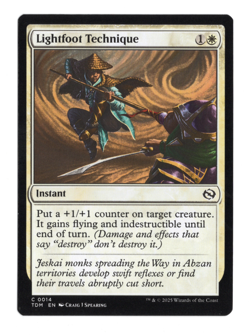 MTG-Lightfoot Technique -Tarkir: Dragonstorm-14-Near Mint-NonFoil - Image 1