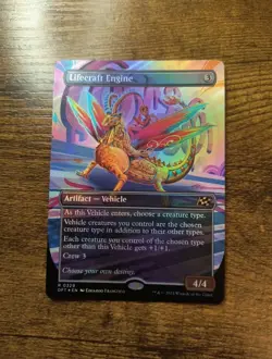 Lifecraft Engine Borderless Foil R 0329 NM MTG Aetherdrift - Image 1