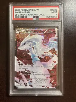 Reshiram RC22/RC25 PSA 9 MINT Pokemon Legendary Treasures Radiant Collection - Image 1