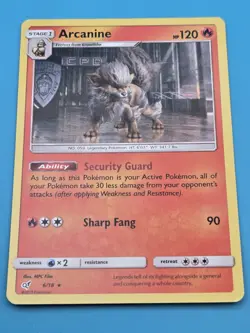 Arcanine #6/18 Pokemon TCG Detective Pikachu MP - Image 1