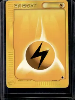 2002 Pokemon Expedition Set Lightning Energy #163/165 - Image 1