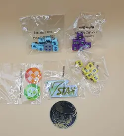 Pokemon TCG-VSTAR Acrylic Token Marker,Damage Counters and dice- New and Sealed - Image 3