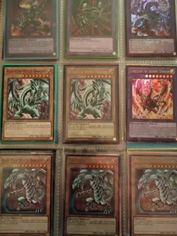 Yugioh Card Lot Whole Binder 5 Blue-eyes White Dragon. 306 Cards - Image 1