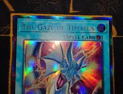 YUGIOH The Gaze of Timaeus (MZMU-EN013) Collector's Rare 1st Edition Near Mint - Image 2