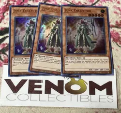 3x (M/NM) - Junk Collector - CT15-EN007 - Super Rare - Limited Edition YuGiOh - Image 1