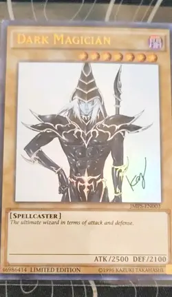 Konami Yu-Gi-Oh! Dark Magician JMPS-EN003 Shonen Jump Ultra Rare Limited Edition - Image 2