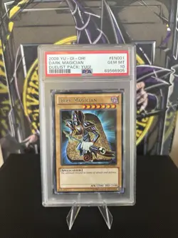 Rare Dark Magician *PSA 10* EN001 Duelist Pack: Yugi 2009 GEM MT Yu-Gi-Oh! - Image 1