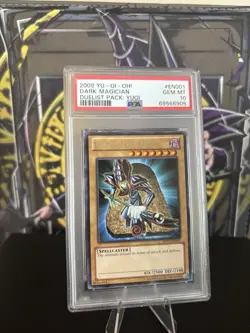 Rare Dark Magician *PSA 10* EN001 Duelist Pack: Yugi 2009 GEM MT Yu-Gi-Oh! - Image 2