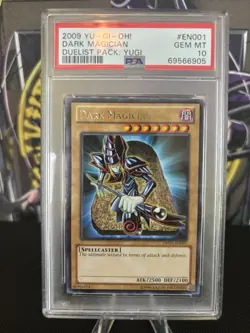 Rare Dark Magician *PSA 10* EN001 Duelist Pack: Yugi 2009 GEM MT Yu-Gi-Oh! - Image 3