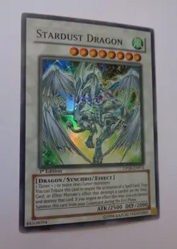 Stardust Dragon DP08-EN014 (Ultra Rare, 1st Edition, Lightly Played / LP) - Image 1