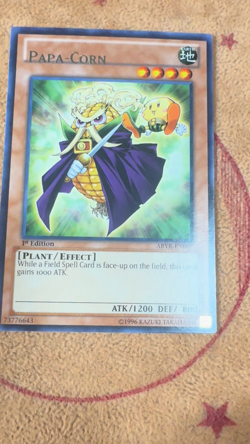 🔥 MISPRINT YUGIOH Papa-Corn ABYR-EN097 NAME SHIFT RARE 1ST EDITION NM - Image 2