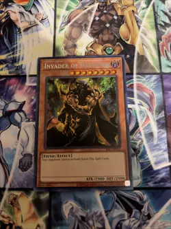 Invader of Darkness IOC-EN111 Secret Rare Unlimited Edition NM - Image 1