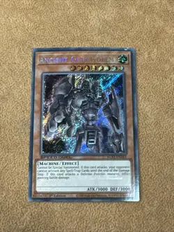 🔥 MISPRINT YUGIOH ANCIENT GEAR GOLEM SECRET SGX1-END01 MISSING MILLENIUM EYE - Image 1