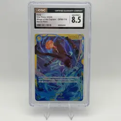 Sanji OP06-119 SEC SECRET RARE Wings of the Captain Foil CGC 8.5 - Image 1