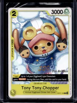 2024 One Piece 500 Years Tony Tony.Chopper Pre-Release Stamp Common #OP07-103 - Image 1