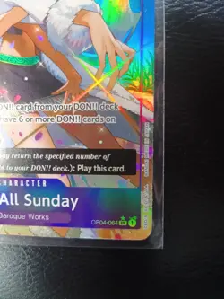 Ms. All Sunday (Alternate Art) OP04-064 One Piece Kingdoms of Intrigue Foil💎💎 - Image 4