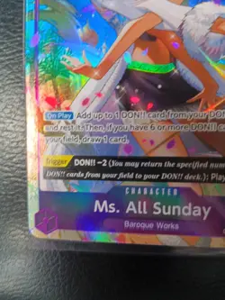 Ms. All Sunday (Alternate Art) OP04-064 One Piece Kingdoms of Intrigue Foil💎💎 - Image 5