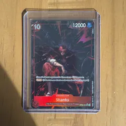 One Piece CCG Shanks OP09-004 SR Alt Art Emperors in the New World English - Image 1