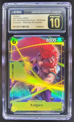 2025 ONE PIECE KALGARA ALT ART OP08-099 CGC 10 PRISTINE PT - Image 1
