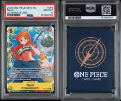 PSA 10 Nami Alternate Art SR EB03-053 Extra Booster: One Piece Heroines Edition - Image 3