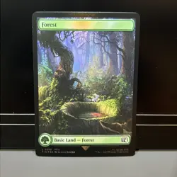 Set of 3 Forest Full Art Foil 306/307/308 Final Fantasy NM MTG Magic - Image 2