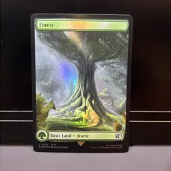 Set of 3 Forest Full Art Foil 306/307/308 Final Fantasy NM MTG Magic - Image 3