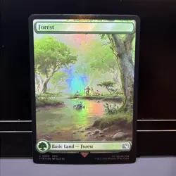 Set of 3 Forest Full Art Foil 306/307/308 Final Fantasy NM MTG Magic - Image 4