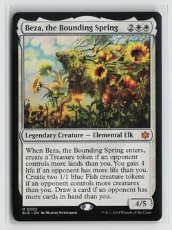 Beza, the Bounding Spring 0002 Bloomburrow BLB MTG Magic - Image 1