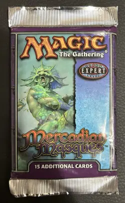 Magic the Gathering MTG Mercadian Masques (MMQ) Booster Pack Factory Sealed - Image 1