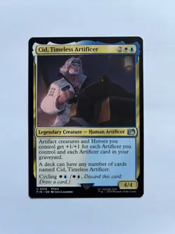 Cid, Timeless Artificer (0216) Final Fantasy Regular NM MTG - Image 1